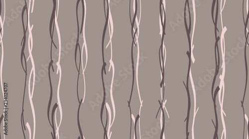Easy pattern from smooth wavy color lines The idea of modern packaging design, tiles, textiles, wallpapers, covers, cards, corporate identity Light calligraphic waves