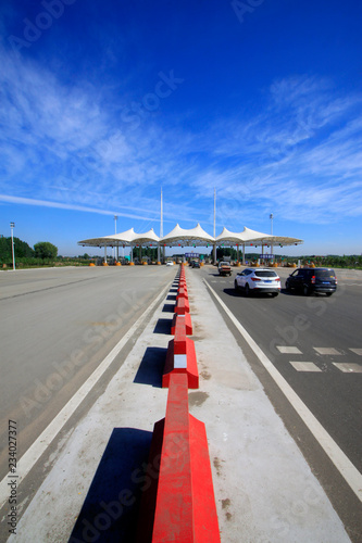 Highway toll station landscape architecture, China © junrong