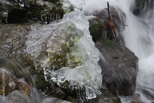 Winter of the Haydushki Waterfalls in Berkovitsa.
 photo