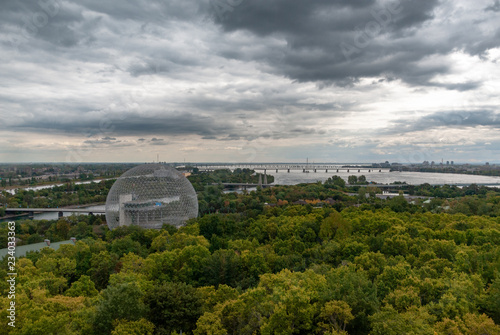 Montreal's Buckminster-Fullerine Inspired Biosphere photo