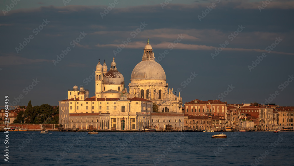 Italy beauty, cathedral Santa Maria della Salute in Venice , Venezia