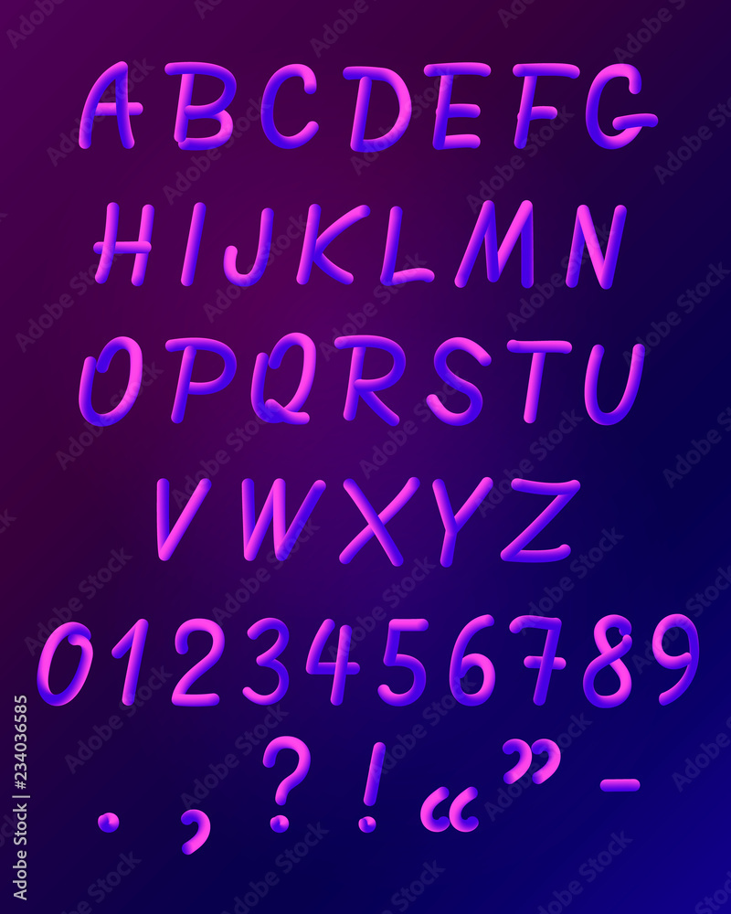 Liquid Neon Font Icon Set Liquid Neon Font Icon Set