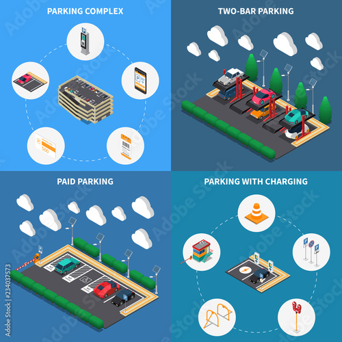 Parking Isometric Concept