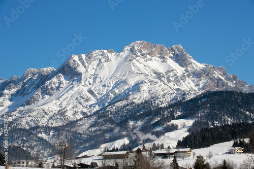 Leoganger Steinberge im Winter, Tirol, Österreich, Europa