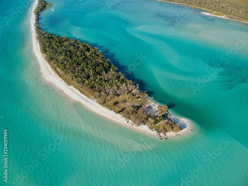 Drone Fraser Island, Australia photo