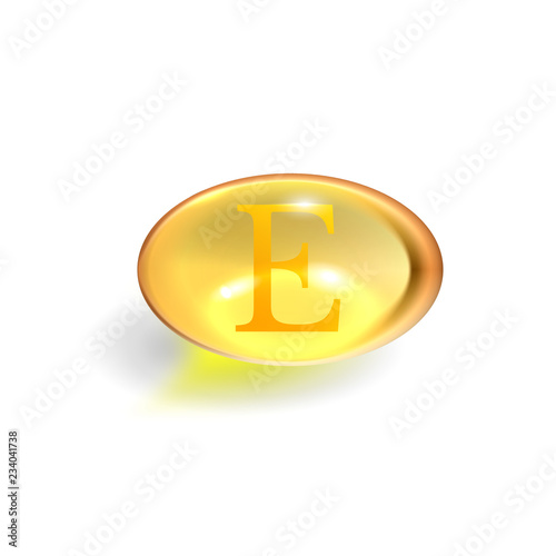 Gel pills, vitamin D, E, Omega 3, fish oil