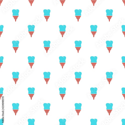 Flat tooth pattern seamless vector repeat for any web design