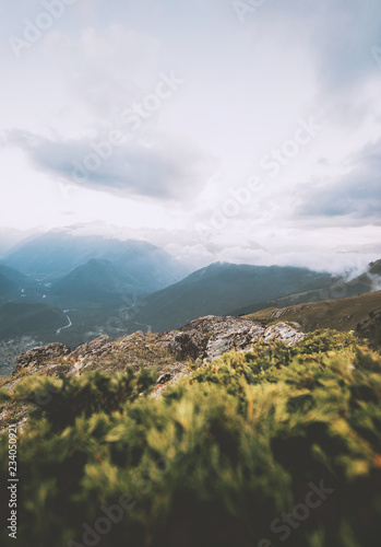 Mountains Landscape Travel moody view wilderness nature summer scenery