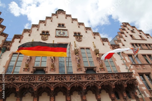 Romer at Romerberg, city hall of Frankfurt photo