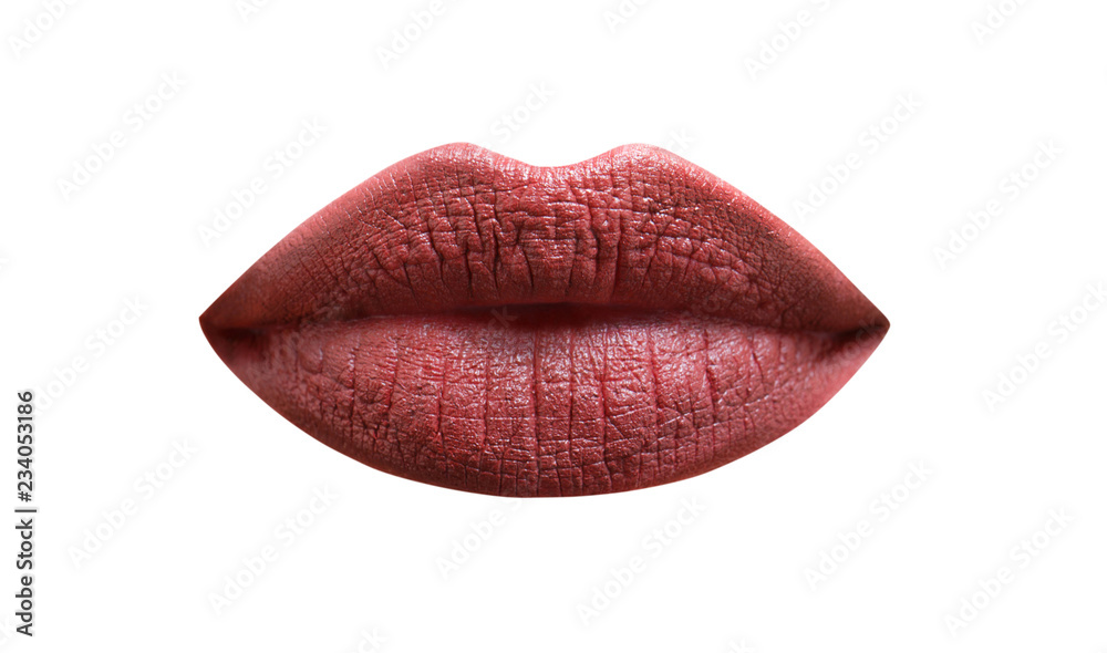 Isolated lip. Dark brown lips, portrait. Dark brown lipstick, beautiful makeup, sensual mouth, sexy lip, lipstick or lipgloss. Closeup, macro with beautiful mouth, sensual makeup. Isolated mouth, care Isolated lip. Dark brown lips, portrait. Dark brown lipstick, beautiful makeup, sensual mouth, sexy lip, lipstick or lipgloss. Closeup, macro with beautiful mouth, sensual makeup. Isolated mouth, care
