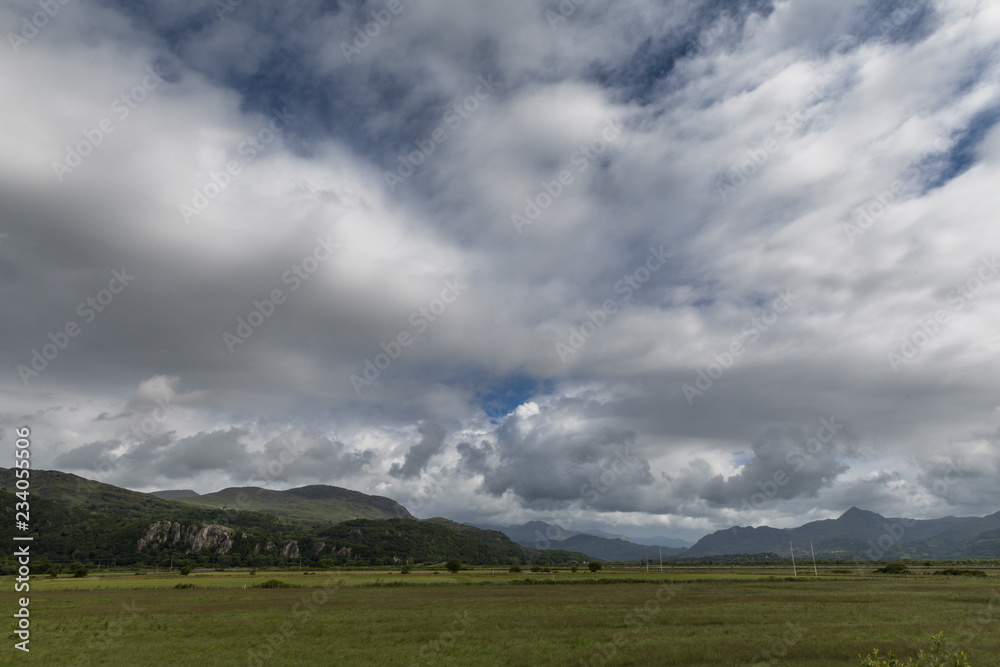 Wolken über Snowdonia - Wales