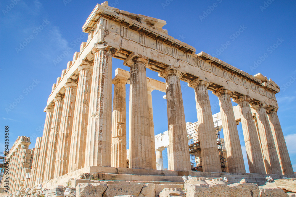 Parthenon famous ancient temple in Athens