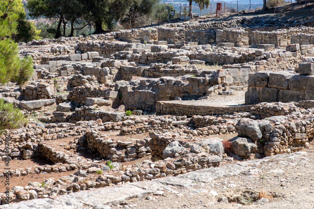 excavation of an historical palace