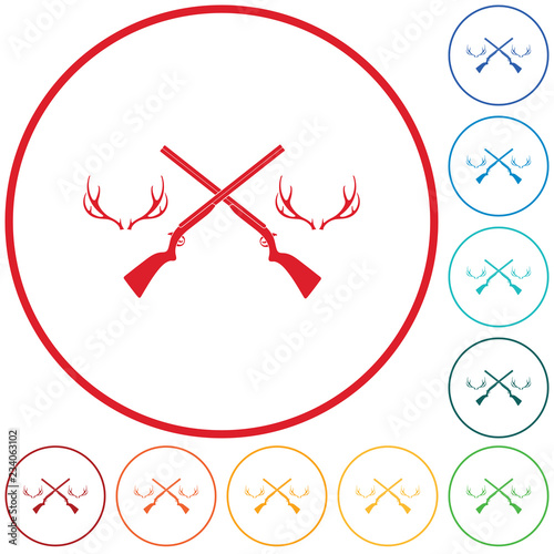 Hunting club logo icon