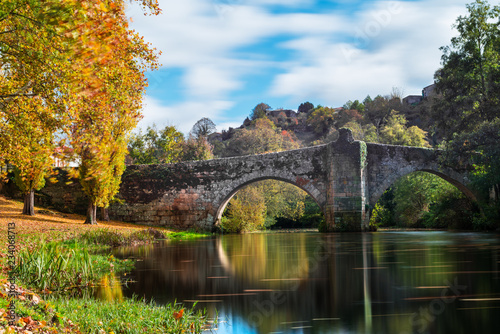 Fall foliage at river Arnoia in Allariz, Ourense © Andrés García