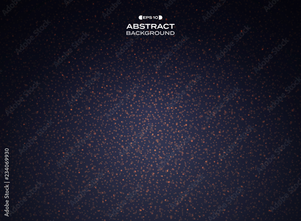 Abstract of texture orange circle bokeh on dark background. Abstract of texture orange circle bokeh on dark background.