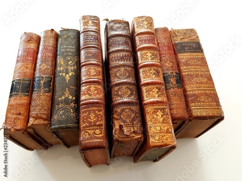 Collection de livres anciens du 17ème siècle