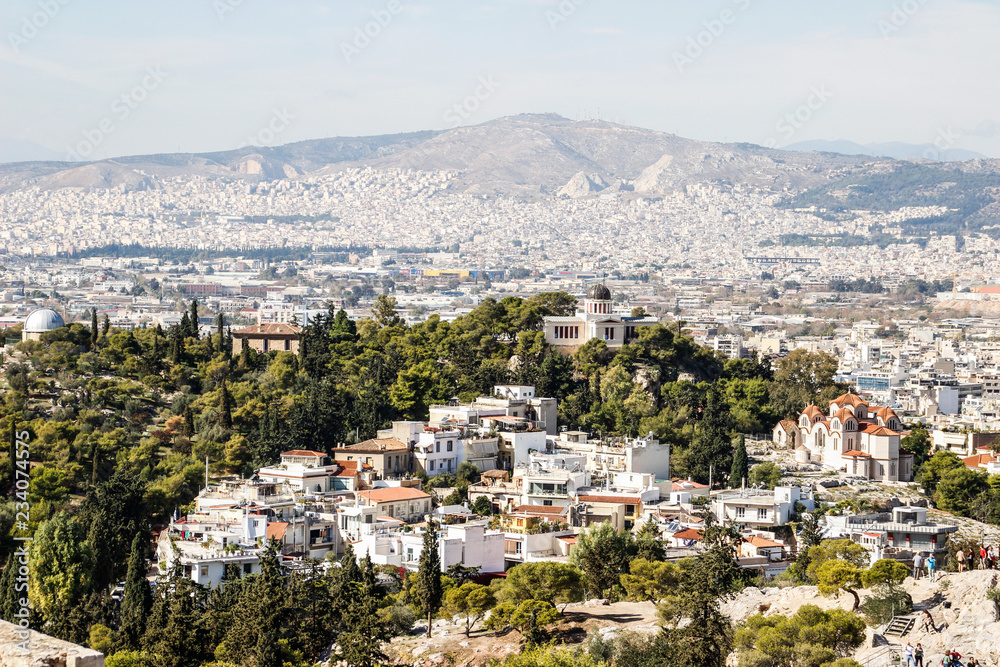 Panorama of Athens from the Acropolis
