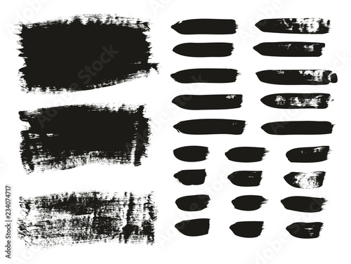 Calligraphy Paint Brush Background & Lines Mix High Detail Abstract Vector Background Set 104