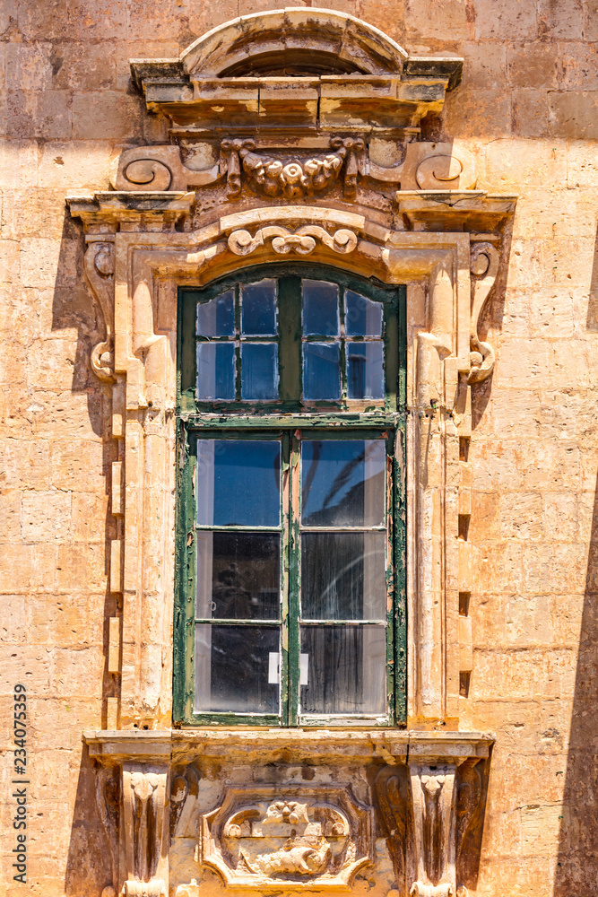 Fenster in Valletta