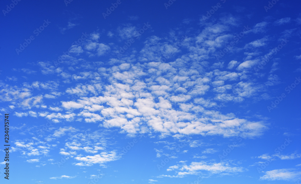 Fototapeta premium White clouds on the blue sky background