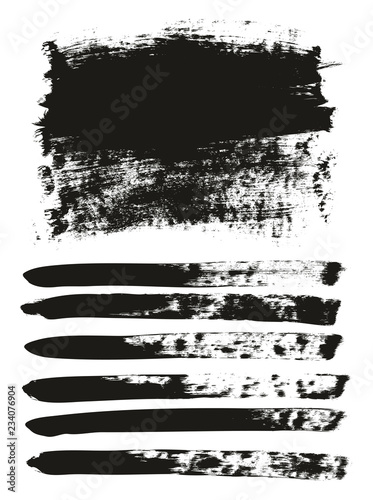 Calligraphy Paint Brush Background   Lines Mix High Detail Abstract Vector Background Set 48