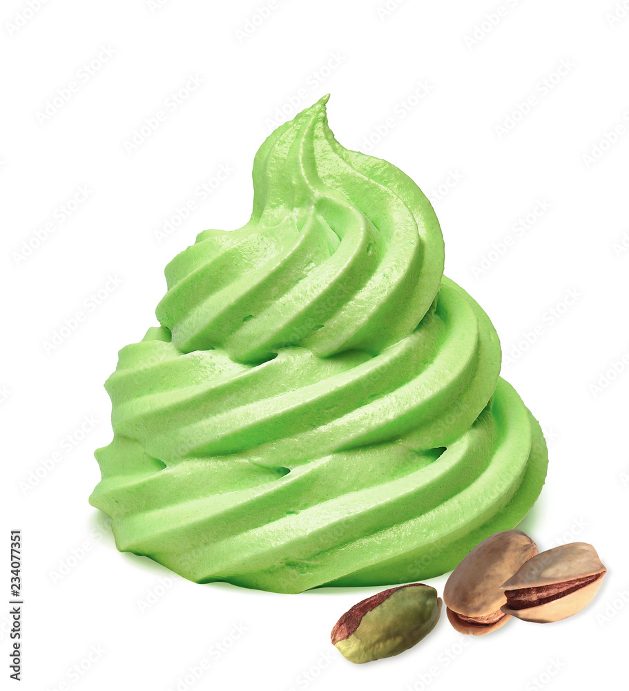 Pistachio Ice Cream Solid Green Legging, Zazzle