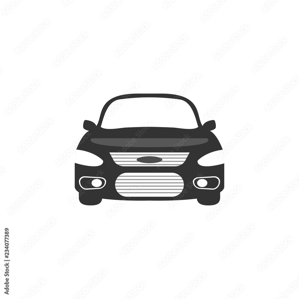 Car front side graphic design template vector