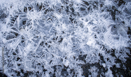 cracked ice surface texture