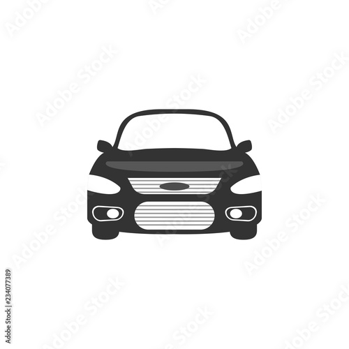 Car front side graphic design template vector