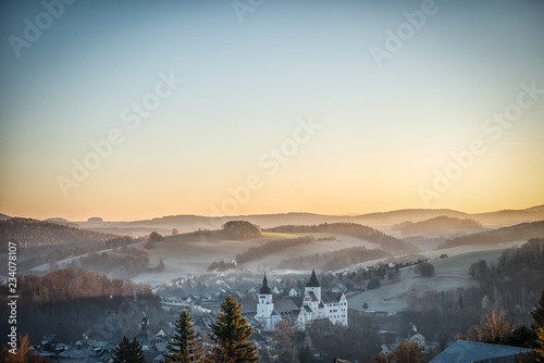 Schwarzenberg unter Frost 