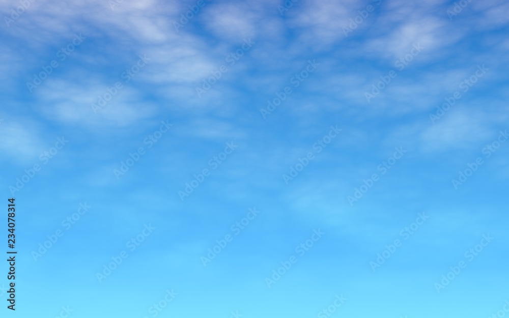 The bright sky in the morning. Blue sky background