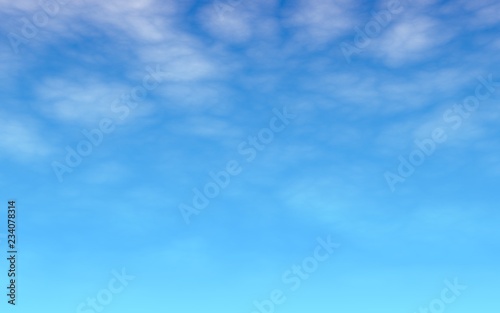 The bright sky in the morning. Blue sky background