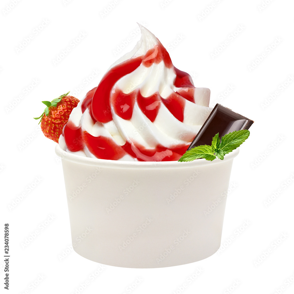 Soft serve best sale frozen yogurt