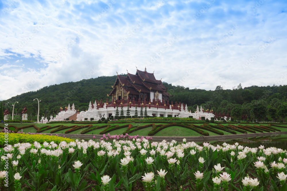 Chiang Mai, Thailand at Royal Flora Ratchaphruek Park. Chiang Mai, Thailand at Royal Flora Ratchaphruek Park.
