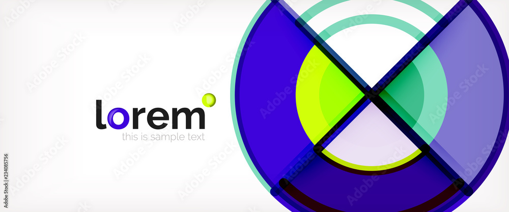 Obraz premium Modern geometric abstract background