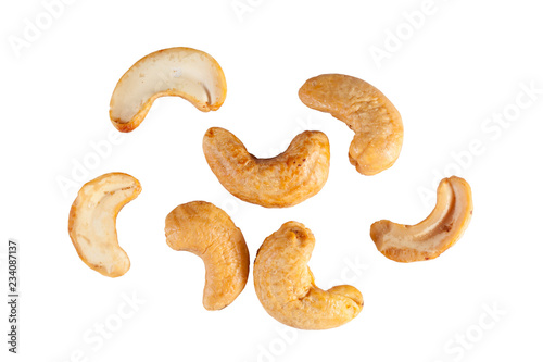 cashew nuts cheap isolated on white background