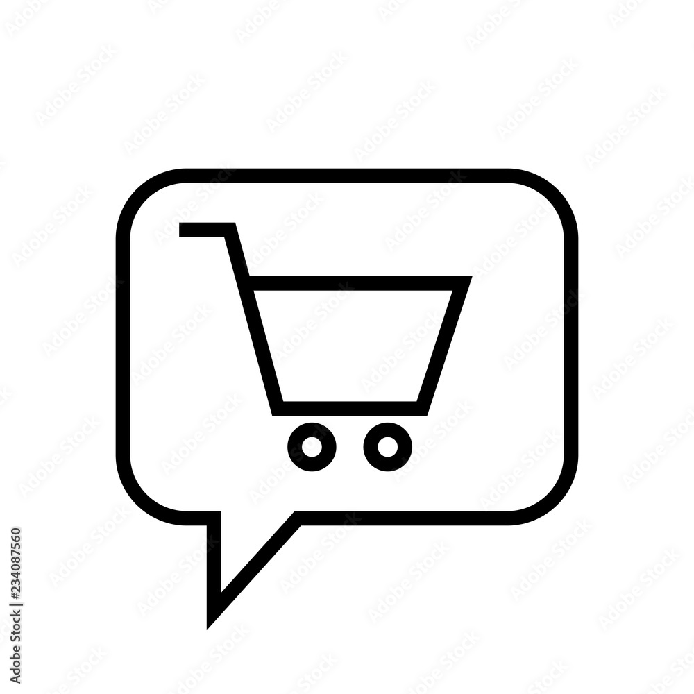 Chat Icon. Speech Bubble Sign. Conversation, Communications Symbol. Shopping Cart, Online Shop Icon Chat Icon. Speech Bubble Sign. Conversation, Communications Symbol. Shopping Cart, Online Shop Icon