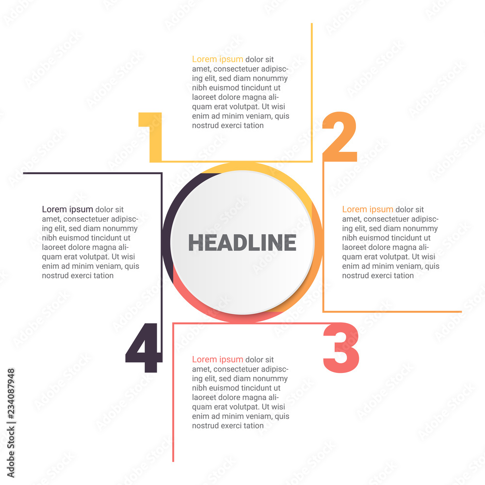 Infographics diagram with 4 steps, options, or processes. Vector business template for presentation. business data visualization. Infographics diagram with 4 steps, options, or processes. Vector business template for presentation. business data visualization.