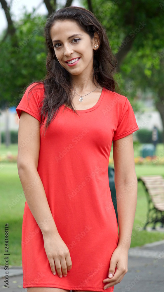 Fototapeta premium Young Female Alone