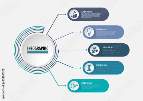 Business data visualization. timeline infographic icons designed for abstract background template milestone element modern diagram process technology digital marketing data presentation chart Vector 