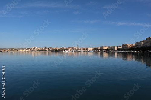 Port and Foro Vittorio Emanuele II in Ortigia Syracuse, Sicily Italy  © ClaraNila