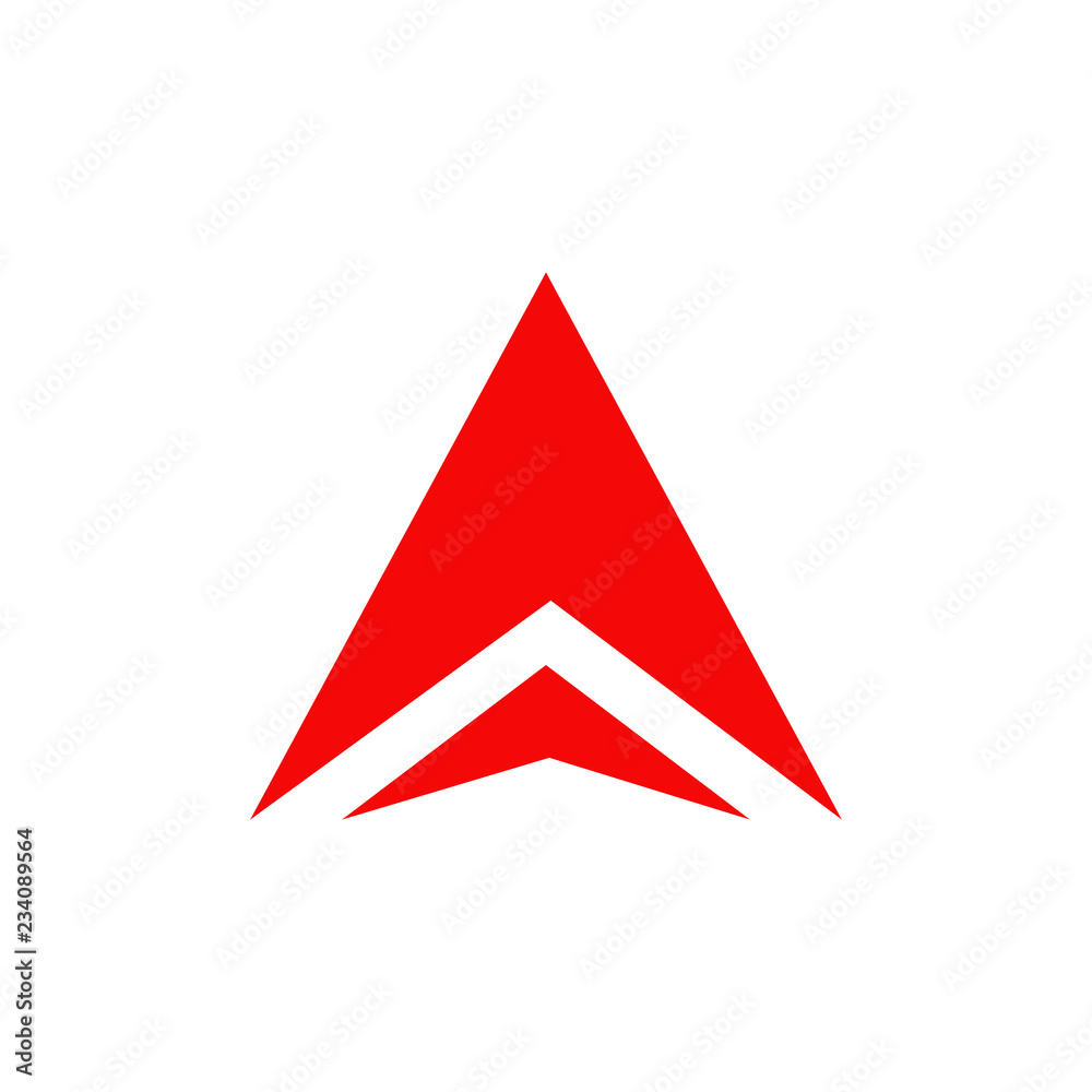 Obraz premium Arrow icon logo design vector template