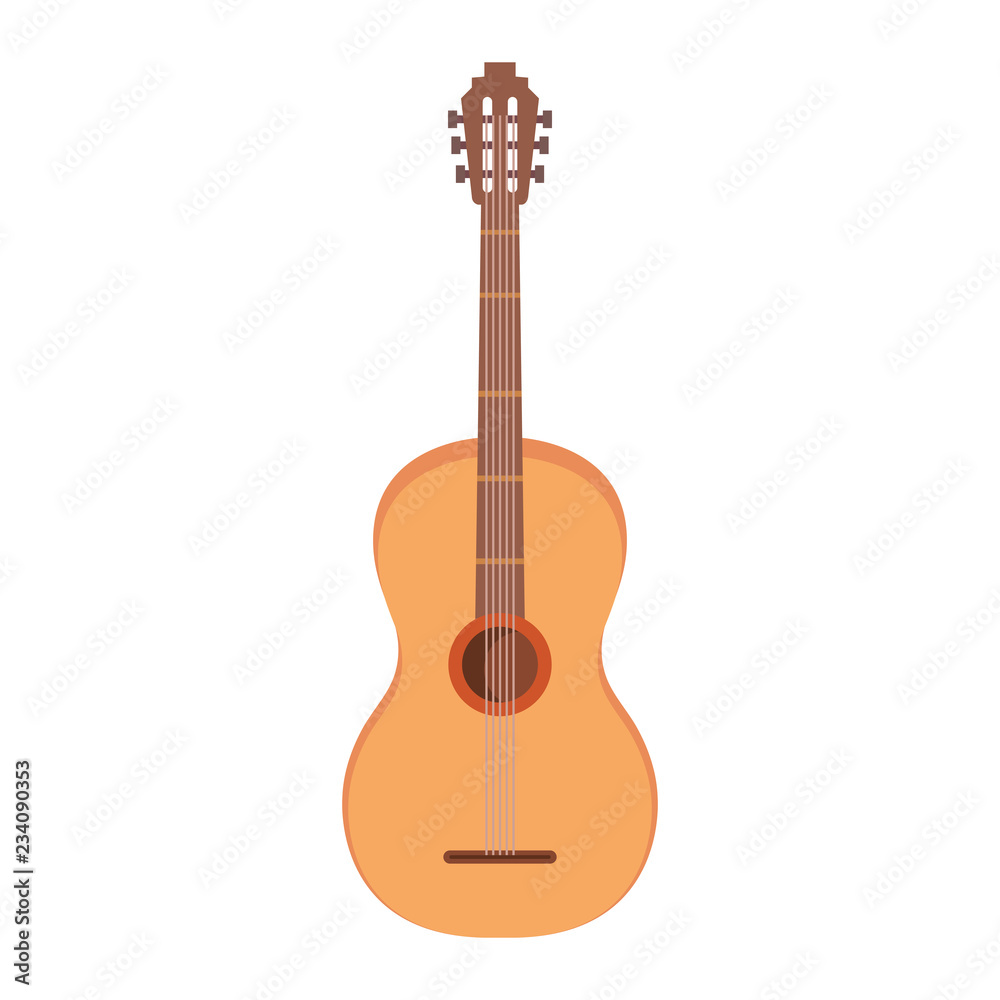 Fototapeta premium acoustic guitar instrument icon