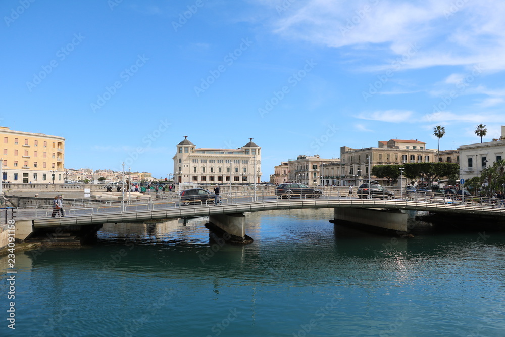 Ponte Santa Lucia to Ortigia Syracuse, Sicily Italy