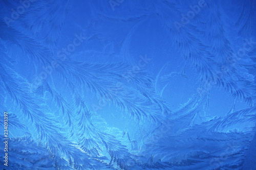 fond bleu givre