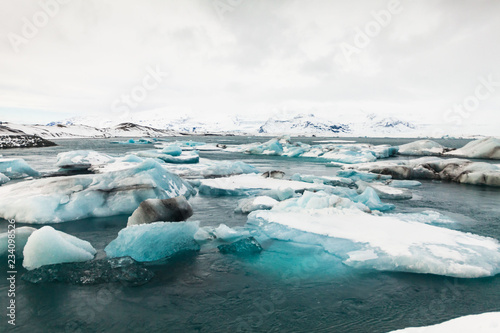 Jokulsarlon is a glacial lagoon or better known as Iceberg Lagoon which located in Vatnajokull National Park Iceland