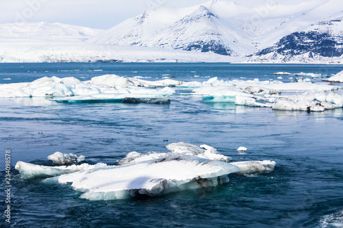 Jokulsarlon is a glacial lagoon or better known as Iceberg Lagoon which located in Vatnajokull National Park Iceland