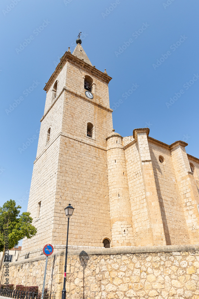 Obraz premium San Salvador church in La Roda city, province of Albacete, Castilla La Mancha, Spain