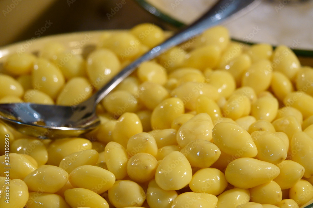 Kind of Chinese dessert. Brown beans. China as a dessert. There are many of the common bean, lotus persimmon jelly millet flour boiled with sugar Kind of Chinese dessert. Brown beans. China as a dessert. There are many of the common bean, lotus persimmon jelly millet flour boiled with sugar